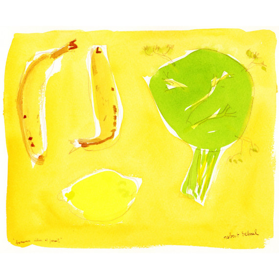 Bananes, citron et persil, 1991