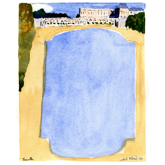Versailles 1980 -robert-delval-oeuvre-originale