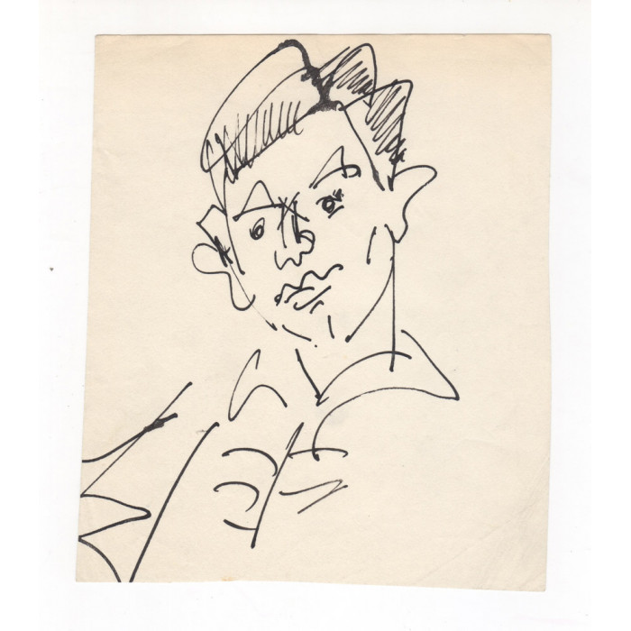 Dessin - Portrait de jeune homme