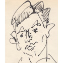 Drawing - Portrait of a young man