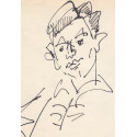 Dessin - Portrait de jeune homme