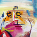 Gouache : le picador -gen-paul