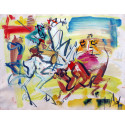 Gouache : le picador -gen-paul