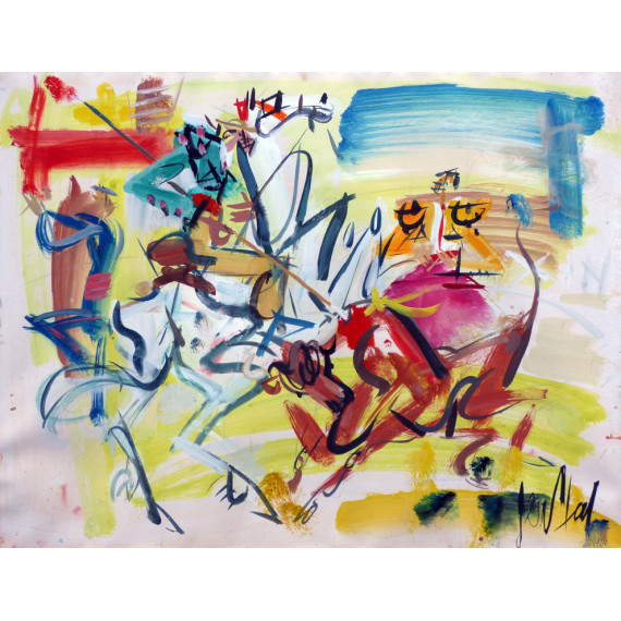 Gouache : le picador -gen-paul