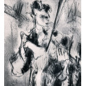 Etching - The Virtuoso - The Violinist