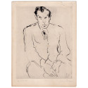 Gravure : Louis Ferdinand Céline par Gen Paul