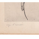 Gravure : Louis Ferdinand Céline par Gen Paul