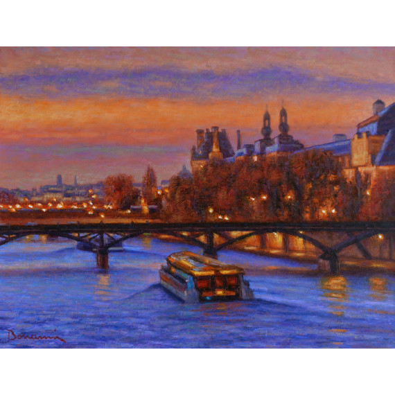 Coucher de Soleil sur la Seine