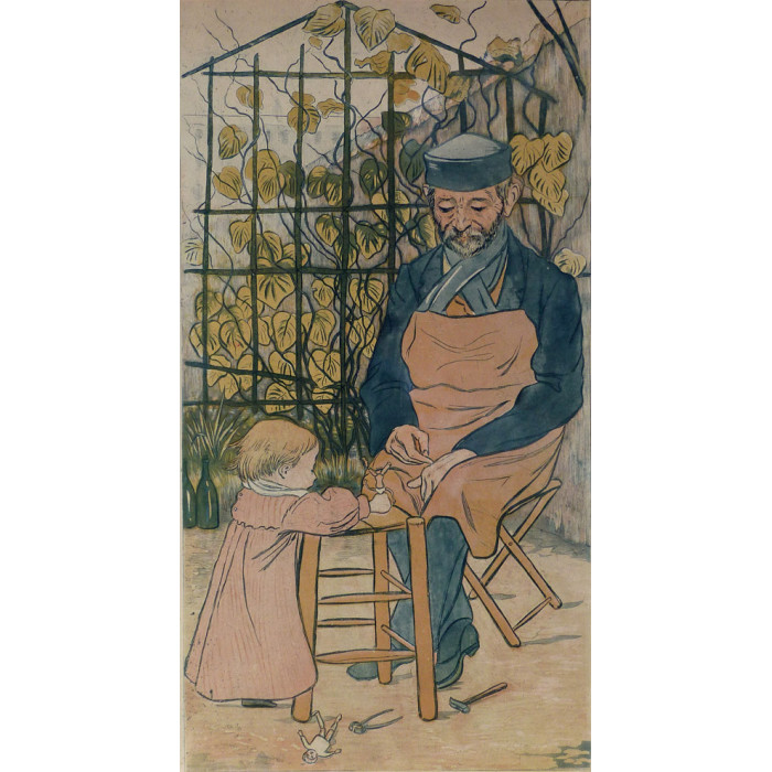 LE GRAND-PÈRE ET L’ENFANT ou AUGUSTE DELÂTRE ET JAQUELINE