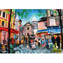 Peinture, La Place du Tertre à Montmartre