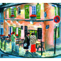 Painting, La Maison Rose in Montmartre