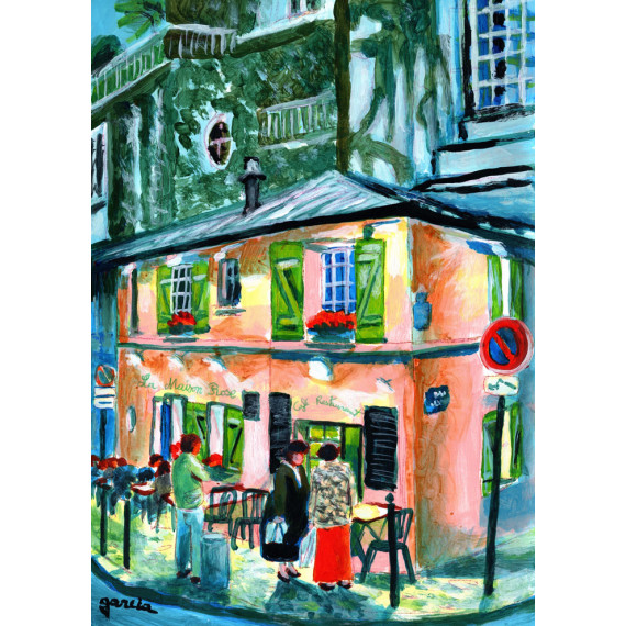 Peinture, La Maison Rose à Montmartre