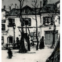 Eugène Veder - La Place du Tertre à Montmartre
