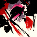 Alfred MANESSIER - Lithographie - La Tâche Rouge, 1972