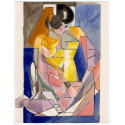 Jacques VILLON - Lithographie - Jeune Femme