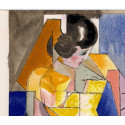 Jacques VILLON - Lithographie - Jeune Femme