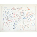Jan VOSS - Lithographie - Modern Jazz Quartet 1975