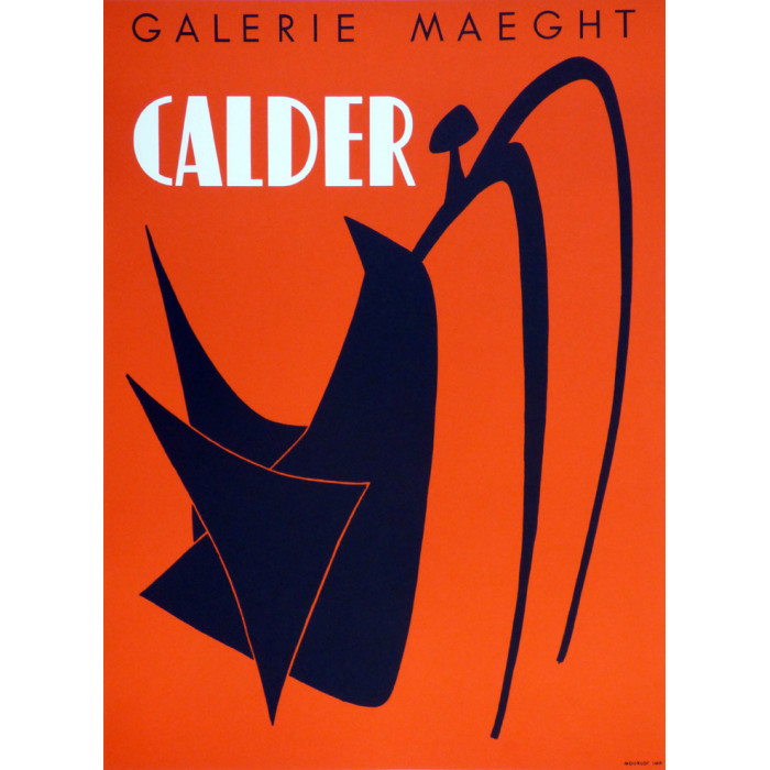 Alexander CALDER - Affiche originale en lithographie 1959