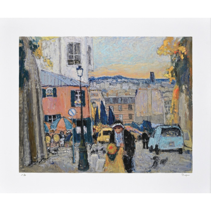 Marko Stupar - Limited Edition - The pink house in Montmartre