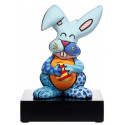 Britto - Sculpture - Le Lapin Bleu