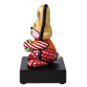 Britto - Sculpture - Le Lapin Orange