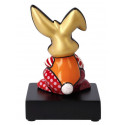 Britto - Sculpture - Le Lapin Orange