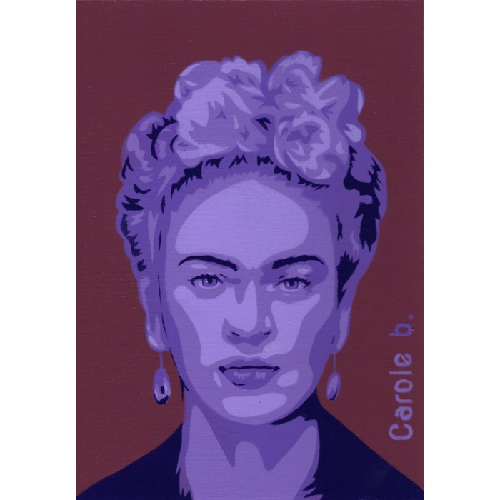 Frida! Unique stencil - Magdalena Frida Carmen Kahlo Calderón or Frida Kahlo Frida! Unique stencil - Magdalena Frida Carmen Kahlo Calderón or Frida Kahlo