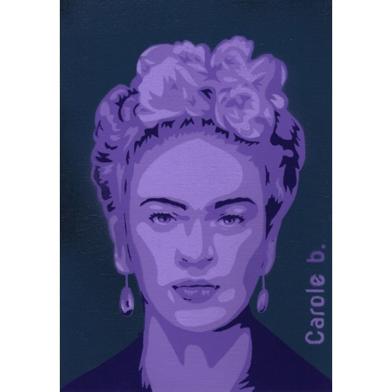 Frida! Unique stencil - Magdalena Frida Carmen Kahlo Calderón or Frida Kahlo