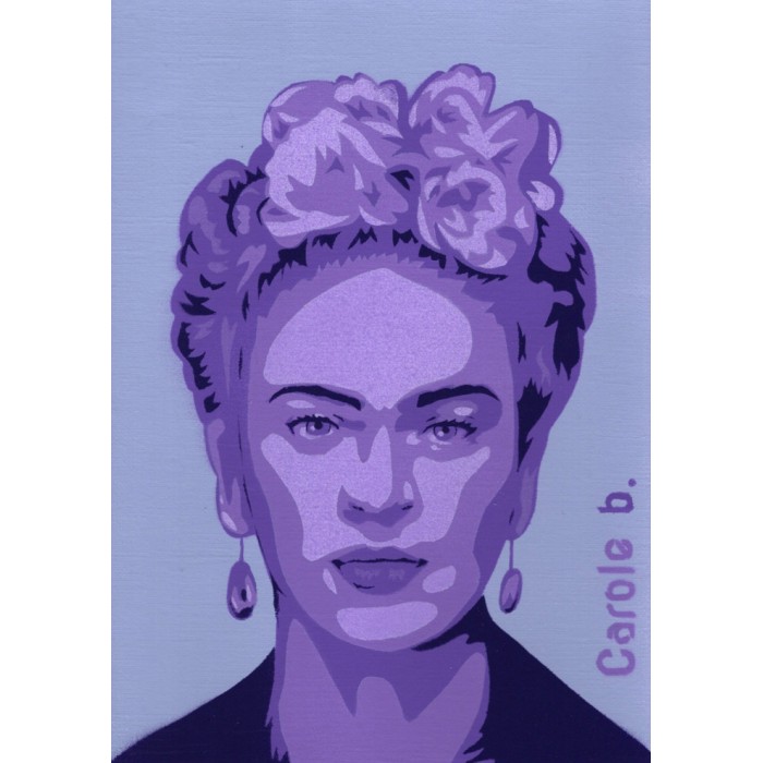 Frida! Unique stencil - Magdalena Frida Carmen Kahlo Calderón or Frida Kahlo Frida! Unique stencil - Magdalena Frida Carmen Kahlo Calderón or Frida Kahlo
