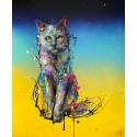 Sax - Peinture - Urban Cat
