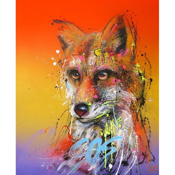 Sax - Painting - Urban Fox
