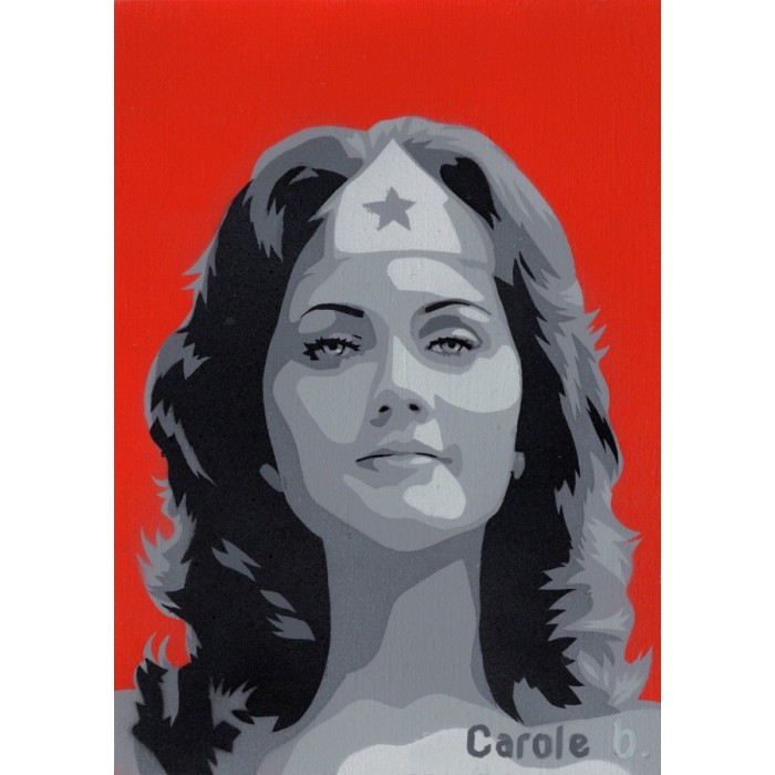 Wonder Woman ! Unique stencil - ( Lynda Carter ) N9 Wonder Woman ! Unique stencil - ( Lynda Carter ) N9