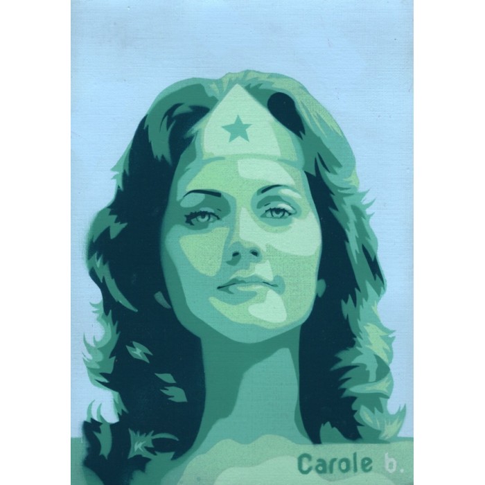 Wonder Woman ! Unique stencil - ( Lynda Carter ) N13 Wonder Woman ! Unique stencil - ( Lynda Carter ) N13