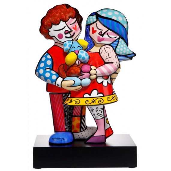 Les amoureux des animaux -pop-art-sculpture-porcelaine-