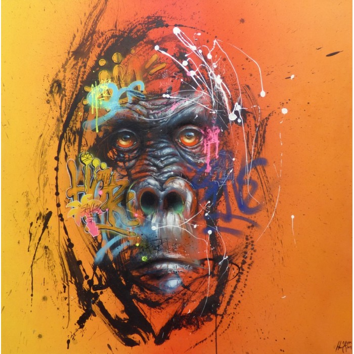 Sax - Painting - Urban Orangutan Sax - Painting - Urban Orangutan