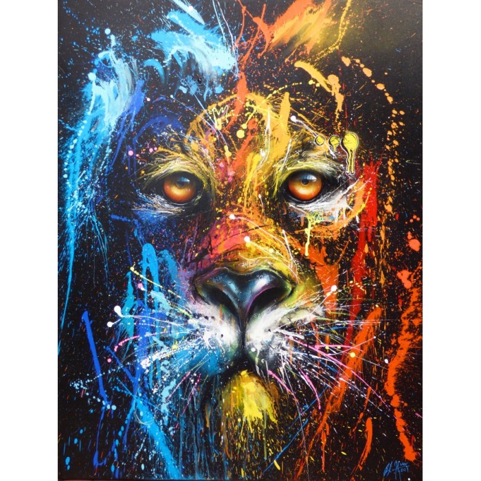 Sax - Painting - Urban Lion