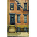 Lithograph - Alexander’s house New York USA