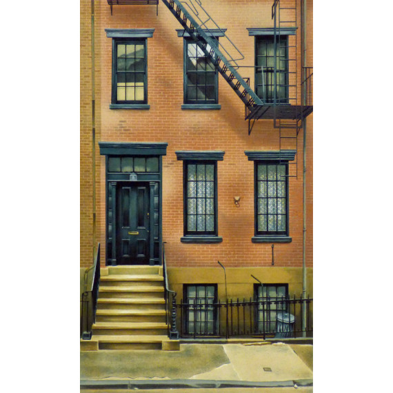 Lithograph - Alexander’s house New York USA