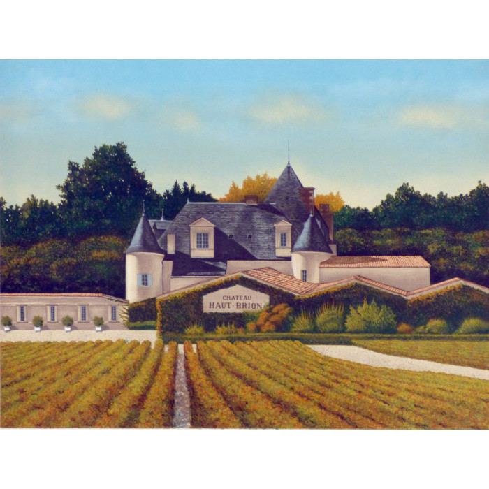 Lithograph - Le Château Haut-Brion