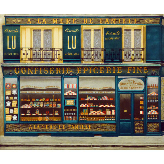 Lithograph - The Grocery La Mère de Famille