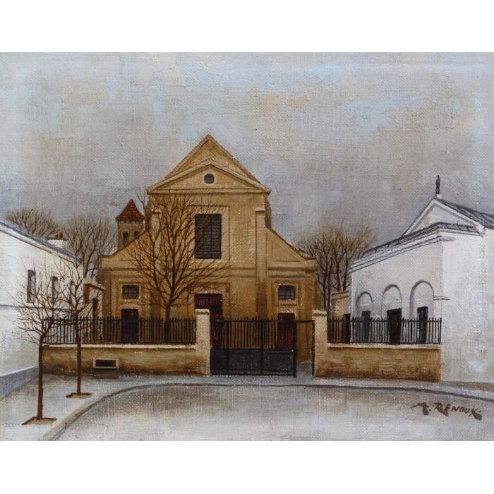 L'Église Saint-Pierre de Montmartre andre renoux peinture