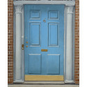 Blue door, Sutton Gardens, New York