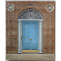 Blue door, Sutton Gardens, New York
