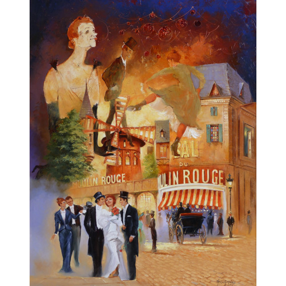 Le Bal du Moulin Rouge à Montmartre