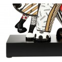 Romero Britto La Danse ( Or et Blanc )