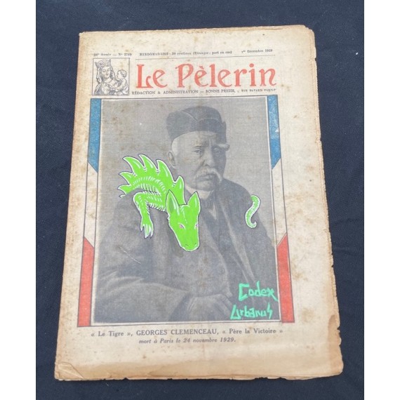 Clemenceau - Bibliovandalisme : Le Pèlerin