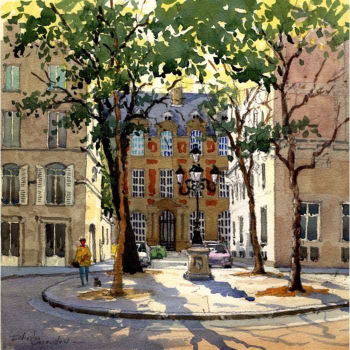 La Place de Furstenberg à Paris