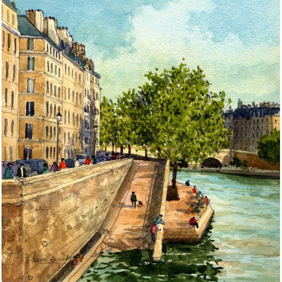 Les bords de Seine à Paris les-bords-de-seine-a-paris -jean-charles-decoudun