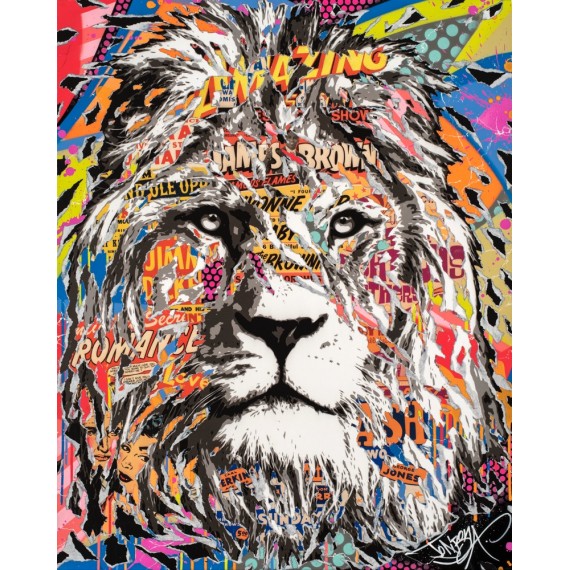 « Amazing Lion »-jo-di-bona-original-painting
