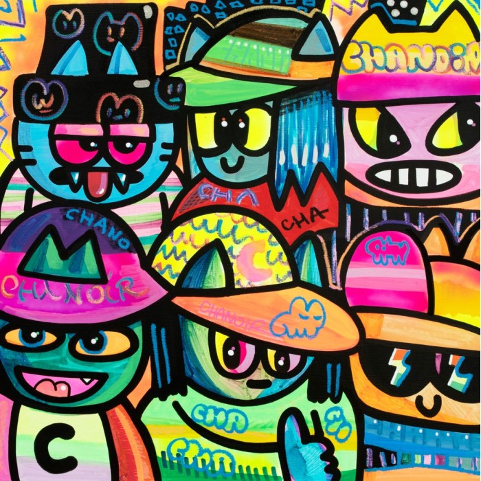 -cool-kids-gatitos--chanoir-painting